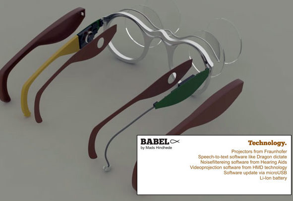 Hearing glasses